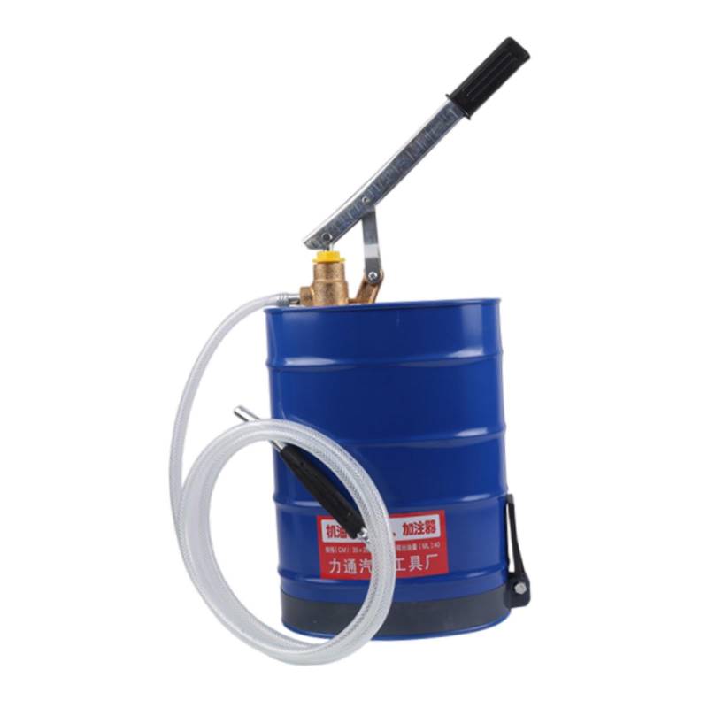 Milageto Getriebeflüssigkeit Füllpumpe Pumpe Öler 10 l eingedicktes 6,5 -Fuß -Ölauslass -Rohrmotor Bikes Ölwechsel Werkzeug Ölfüllungs Barrel, Blau von Milageto