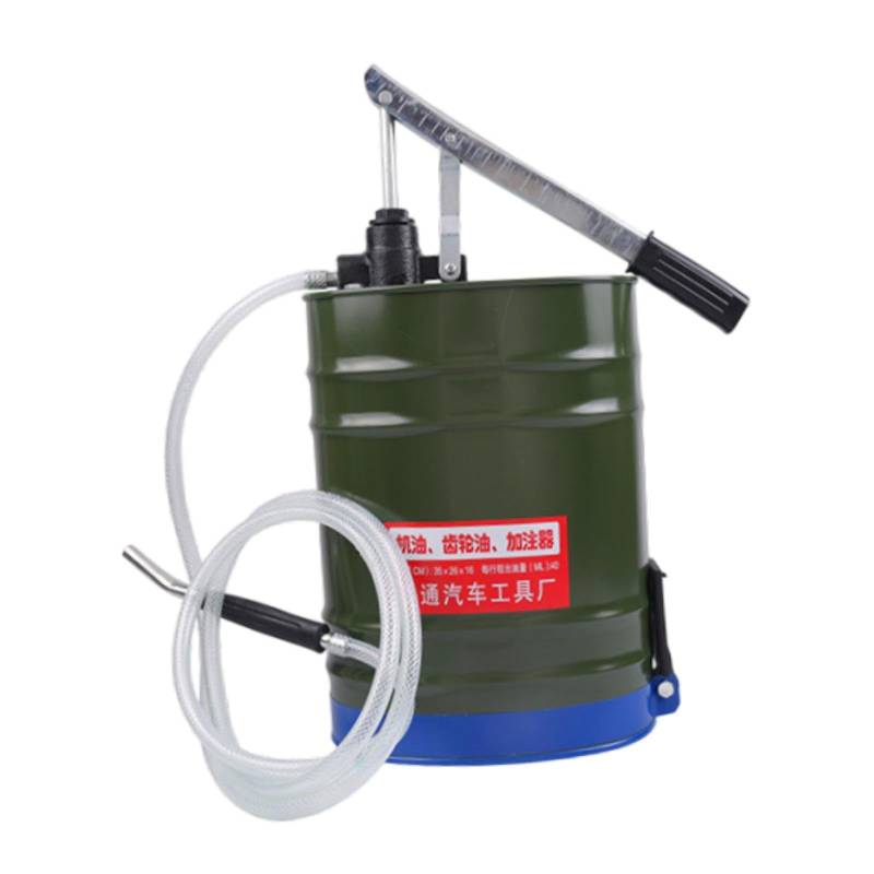 Milageto Getriebeflüssigkeit Füllpumpe Pumpe Öler 10 l eingedicktes 6,5 -Fuß -Ölauslass -Rohrmotor Bikes Ölwechsel Werkzeug Ölfüllungs Barrel, GrÜn von Milageto