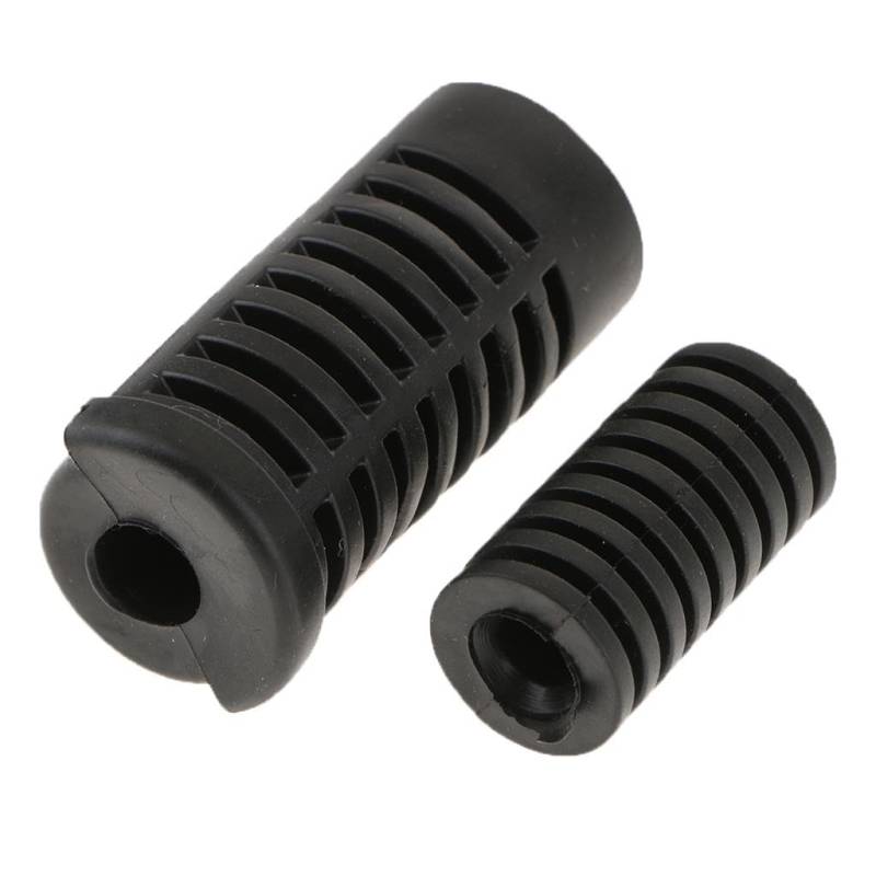 Milageto Gummiabdeckung für Fußpedal Und Schalthebel in 2er Pack, Schwarz von Milageto