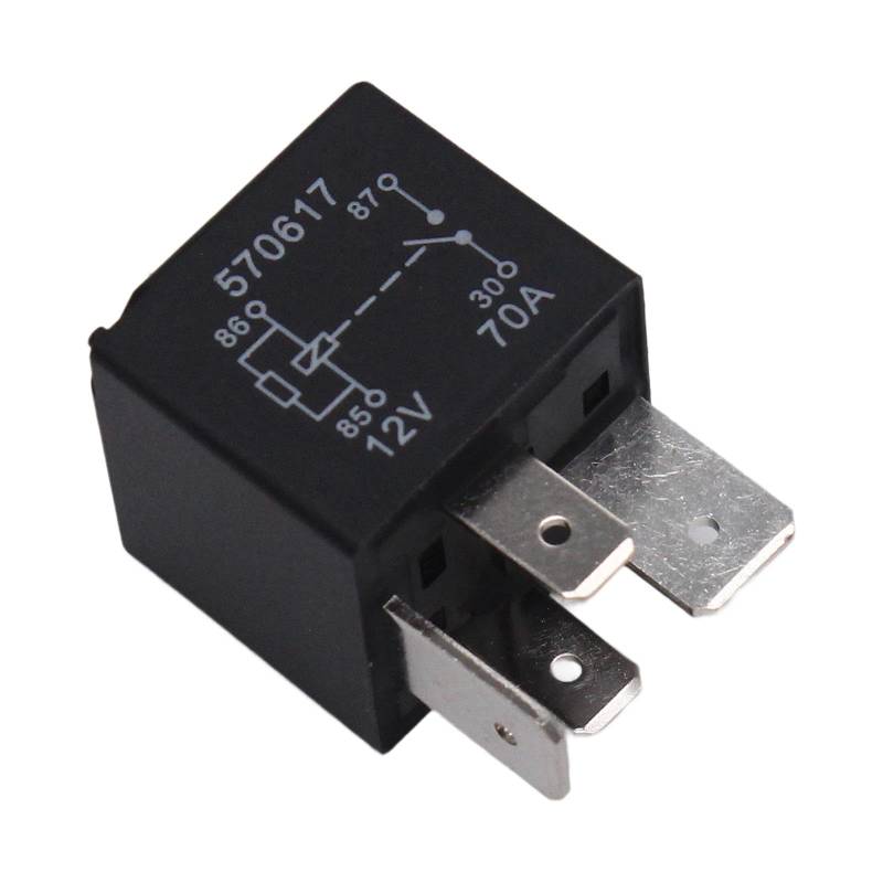 Milageto Luftfederung Kompressor Relais Ywb500220 Ersatz Auto Zubehör LR023964 12V 70A von Milageto