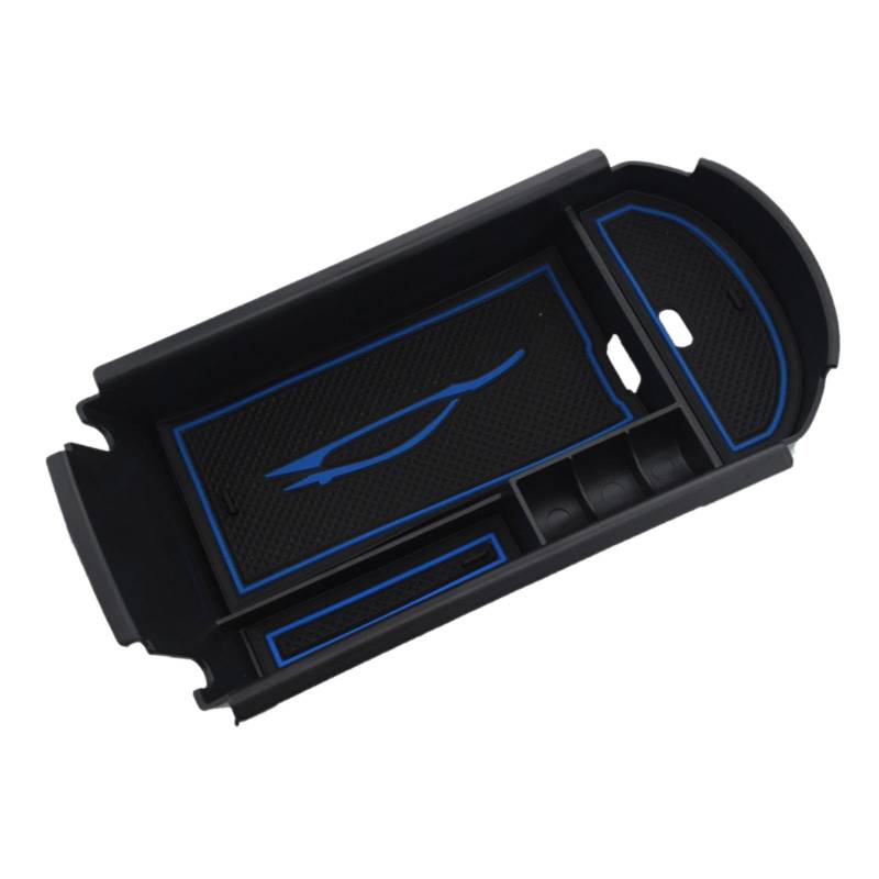 Milageto Mittelkonsole Armlehne Ablage für Chr Aufbewahrungslösung, Blau von Milageto