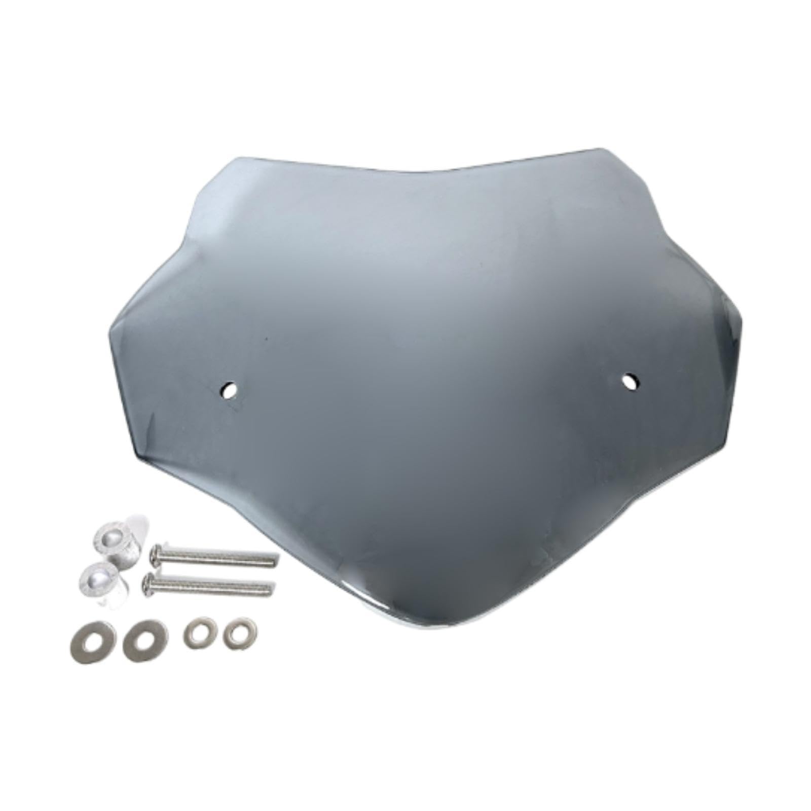 Milageto Motorrad-Windschutzscheibe, Frontscheibe, Windschutzscheibenschutz, ersetzt robusten Premium-Spoiler für Sv650 Sv 650 2016, Grau Milageto Motorrad-Windschutzscheibe, Frontscheibe, Windschutzscheibenschutz, ersetzt robusten Premium-Spoiler für Sv650 Sv 650 2016, Grau von Milageto