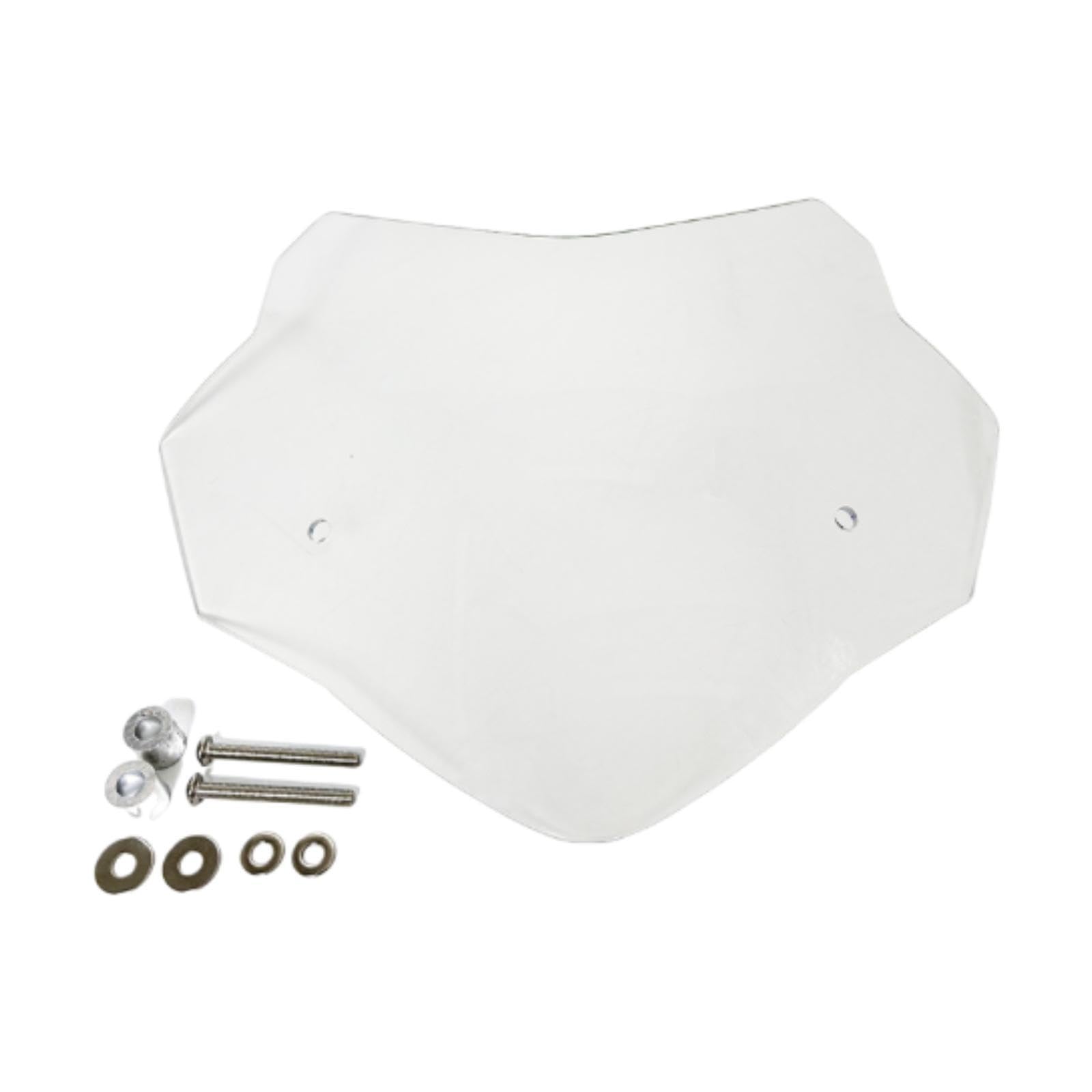 Milageto Motorrad-Windschutzscheibe, Frontscheibe, Windschutzscheibenschutz, ersetzt robusten Premium-Spoiler für Sv650 Sv 650 2016, Klar Milageto Motorrad-Windschutzscheibe, Frontscheibe, Windschutzscheibenschutz, ersetzt robusten Premium-Spoiler für Sv650 Sv 650 2016, Klar von Milageto