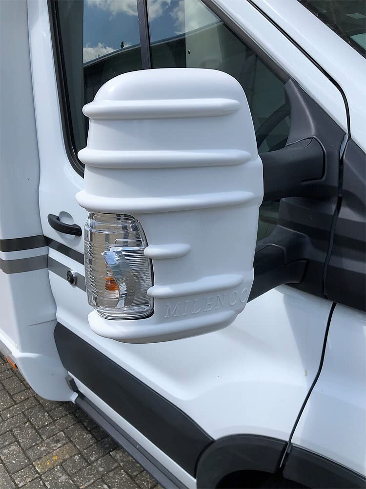 Milenco Spiegelschutz kompatibel mit Ford Transit Mark 8 Paar von Milenco