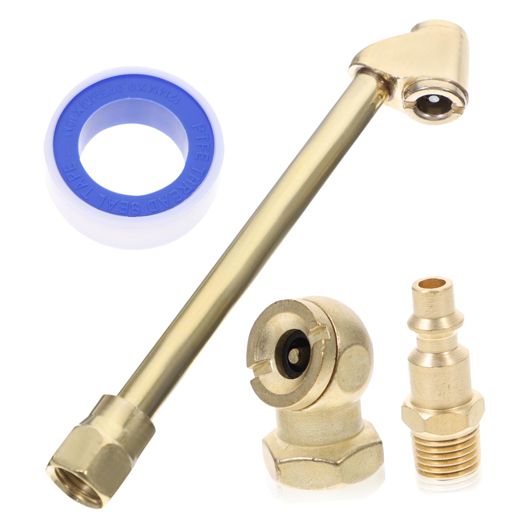 MILISTEN 1 Satz Luftpumpdüsenset Pumpe mit Manometer Ventiladapter Reifenluftfutter Reifeninflator Reifenluftkompressor-Aufsatz Luftfutter für Reifenfüller Messing Yellow MILISTEN 1 Satz Luftpumpdüsenset Pumpe mit Manometer Ventiladapter Reifenluftfutter Reifeninflator Reifenluftkompressor-Aufsatz Luftfutter für Reifenfüller Messing Yellow von Milisten