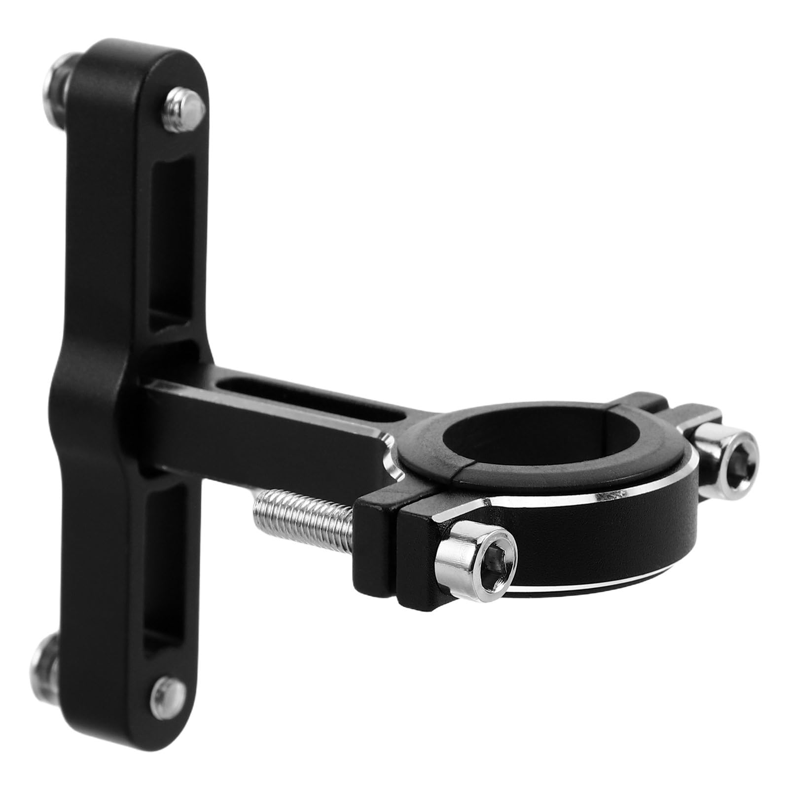 Universeller Fahrrad Flaschenhalter Adapter Aus Aluminiumlegierung, Leicht Und Stabil, Einfache Montage FüR Mountainbikes Und RennräDer, Schwarz Universeller Fahrrad Flaschenhalter Adapter Aus Aluminiumlegierung, Leicht Und Stabil, Einfache Montage FüR Mountainbikes Und RennräDer, Schwarz von Milisten