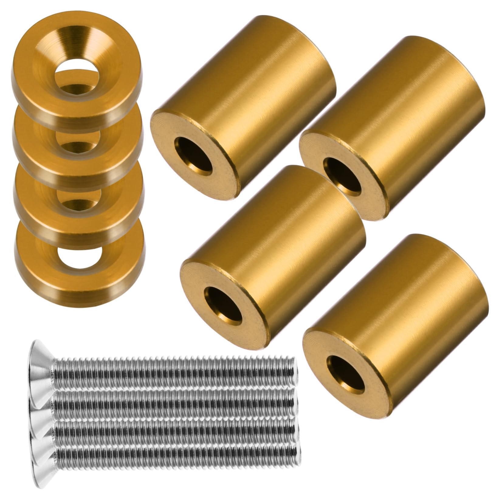MILISTEN Universal Hood Spacer Riser 6 Mm Motorhauben-entlüftungssatz Aus Aluminiumlegierung Für Fahrzeugmodifikationen MILISTEN Universal Hood Spacer Riser 6 Mm Motorhauben-entlüftungssatz Aus Aluminiumlegierung Für Fahrzeugmodifikationen von Milisten