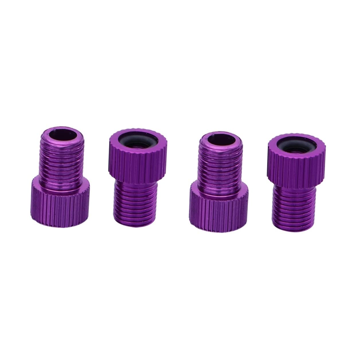Milisten 4 Stück Fahrradpumpenadapter Fahrradventiladapter Aluminium Fahrradreifenpumpenadapter Luftpumpe für das Fahrrad Luftaufblasadapter Kompressor Adapter Violett Milisten 4 Stück Fahrradpumpenadapter Fahrradventiladapter Aluminium Fahrradreifenpumpenadapter Luftpumpe für das Fahrrad Luftaufblasadapter Kompressor Adapter Violett von Milisten