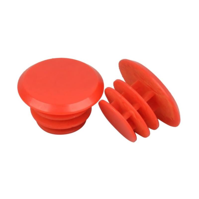 Milisten Lenkerstopfen Lenker Für Mountainbikes Mountain Lenkergriffe Bar Ends Lenkerendkappen Bike Endkappen Bar End Plugs Rot von Milisten