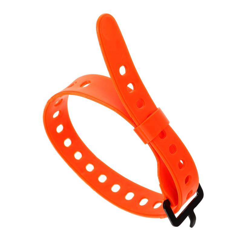 Milisten Multifunktionsgurte Koffergurt Campinggurte im Schnallendesign Packgurt mit Schnalle Outdoor-Gepäckgurte Gepäckbefestigungsgurte Spanngurt aus Gummi Orange von Milisten