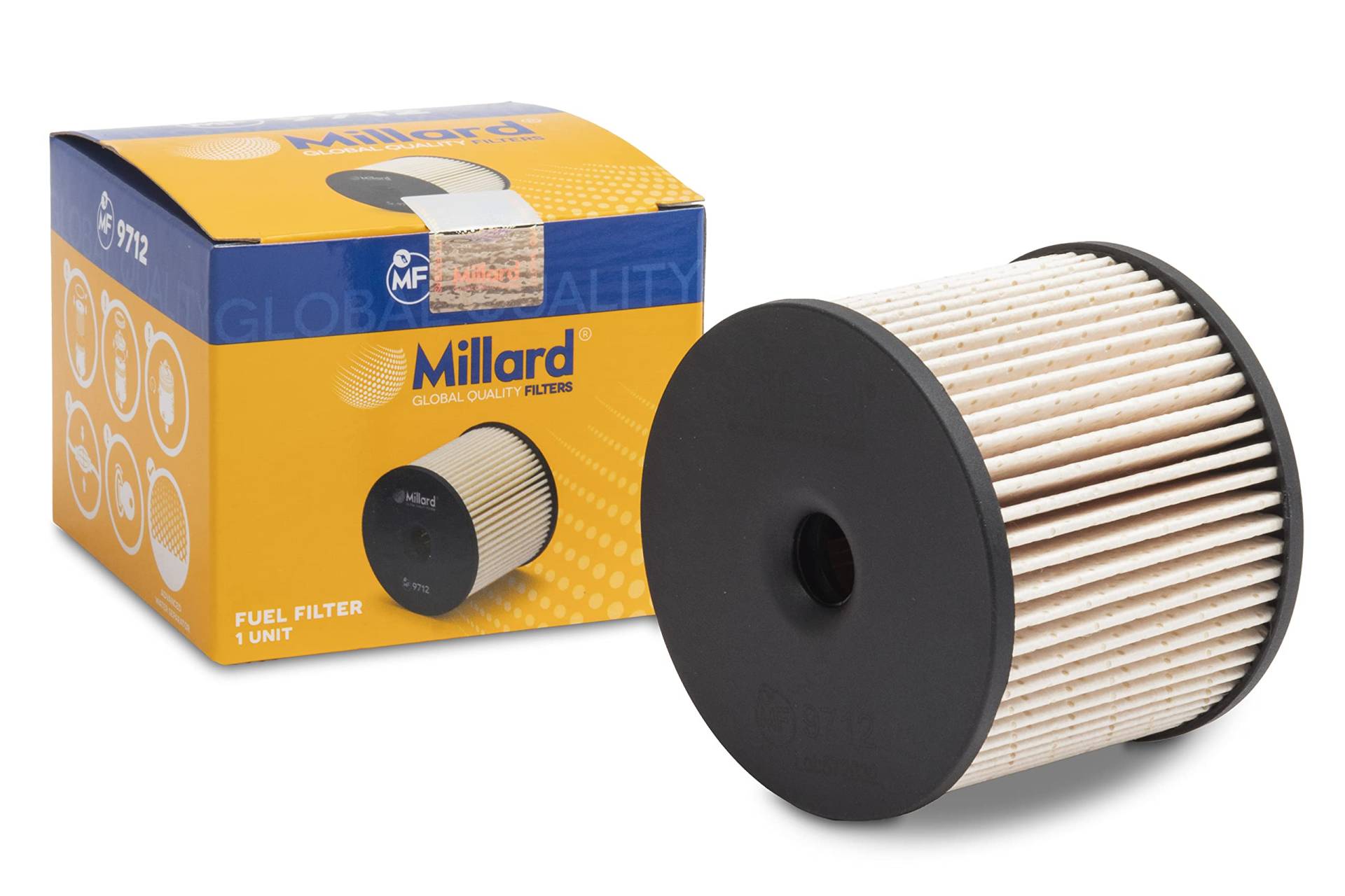 Millard Filters Auto-Kraftstofffilter Millard MF9712 65x78x14x14 mm Global Quality von Millard Filters
