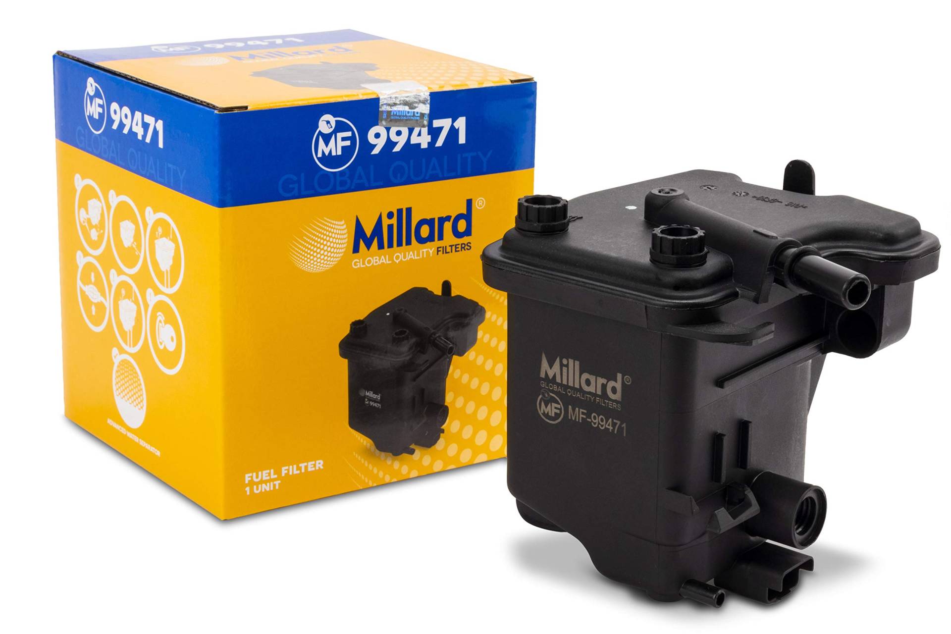 Millard Filters Auto-Kraftstofffilter Millard MF99471 120X133X123x13x10 mm Global Quality von Millard Filters