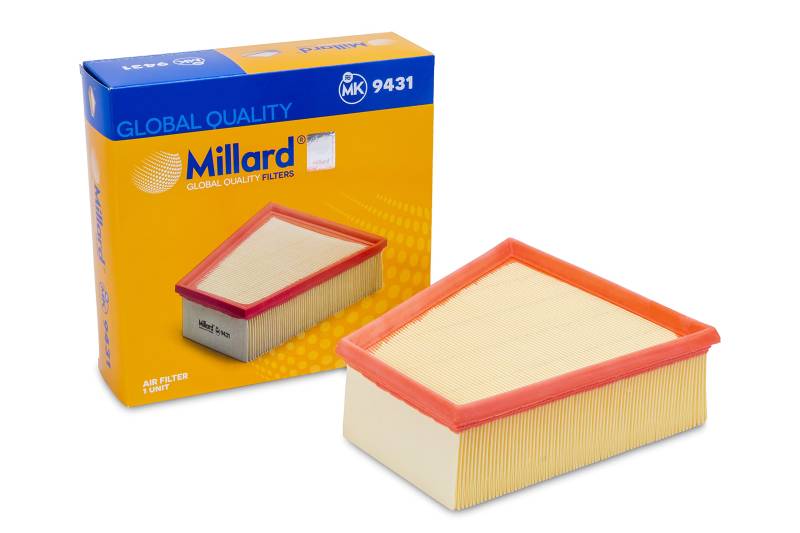 Millard Filters Auto-Luftfilter Millard MK9431 68x219x216 mm Global Quality von Millard Filters
