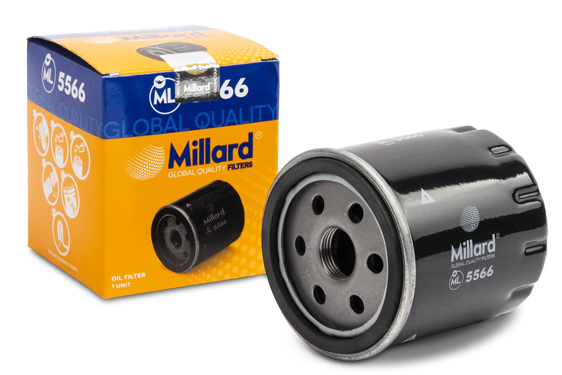 Millard Filters Auto-Ölfilter Millard ML5566 87x78 mm M20x1.5 Spin On Global Quality von Millard Filters
