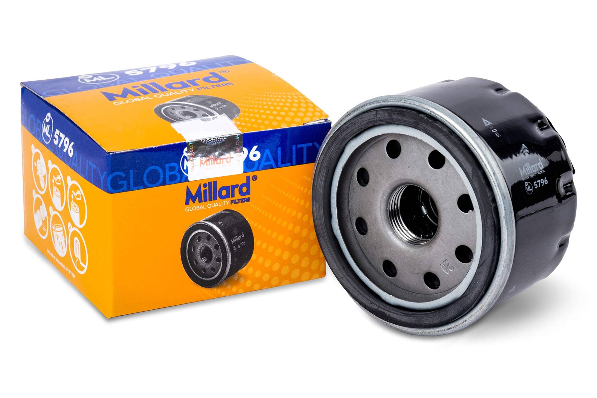 Millard Filters Auto-Ölfilter Millard ML5796 52x79 mm M20x1.5 Spin On Global Quality von Millard Filters