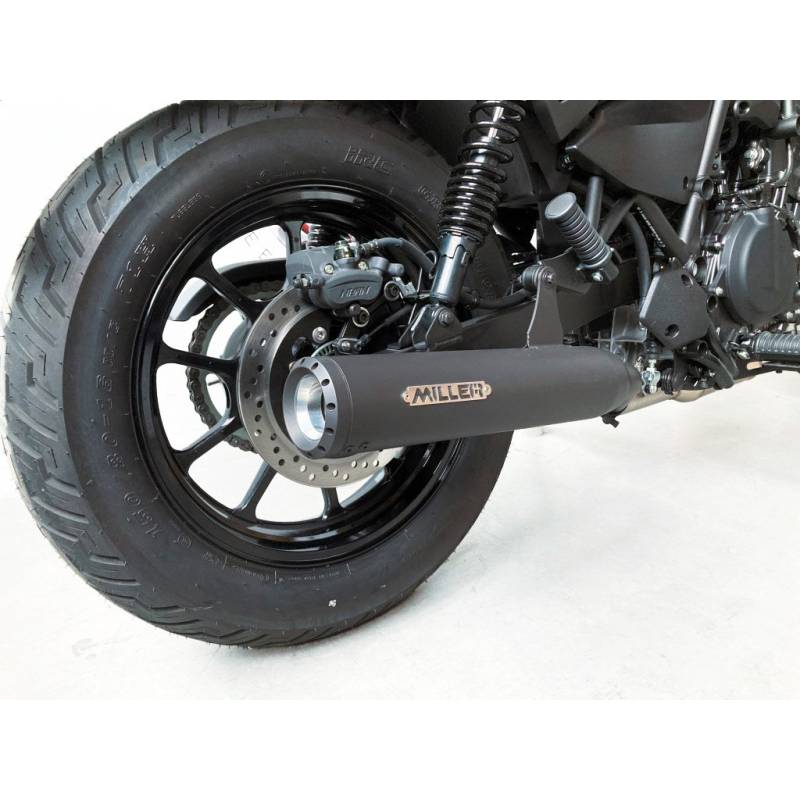 Miller Exhaust Auspuff slip-on Standard schwarz für Kawasaki Eliminator 500 von Miller Exhaust