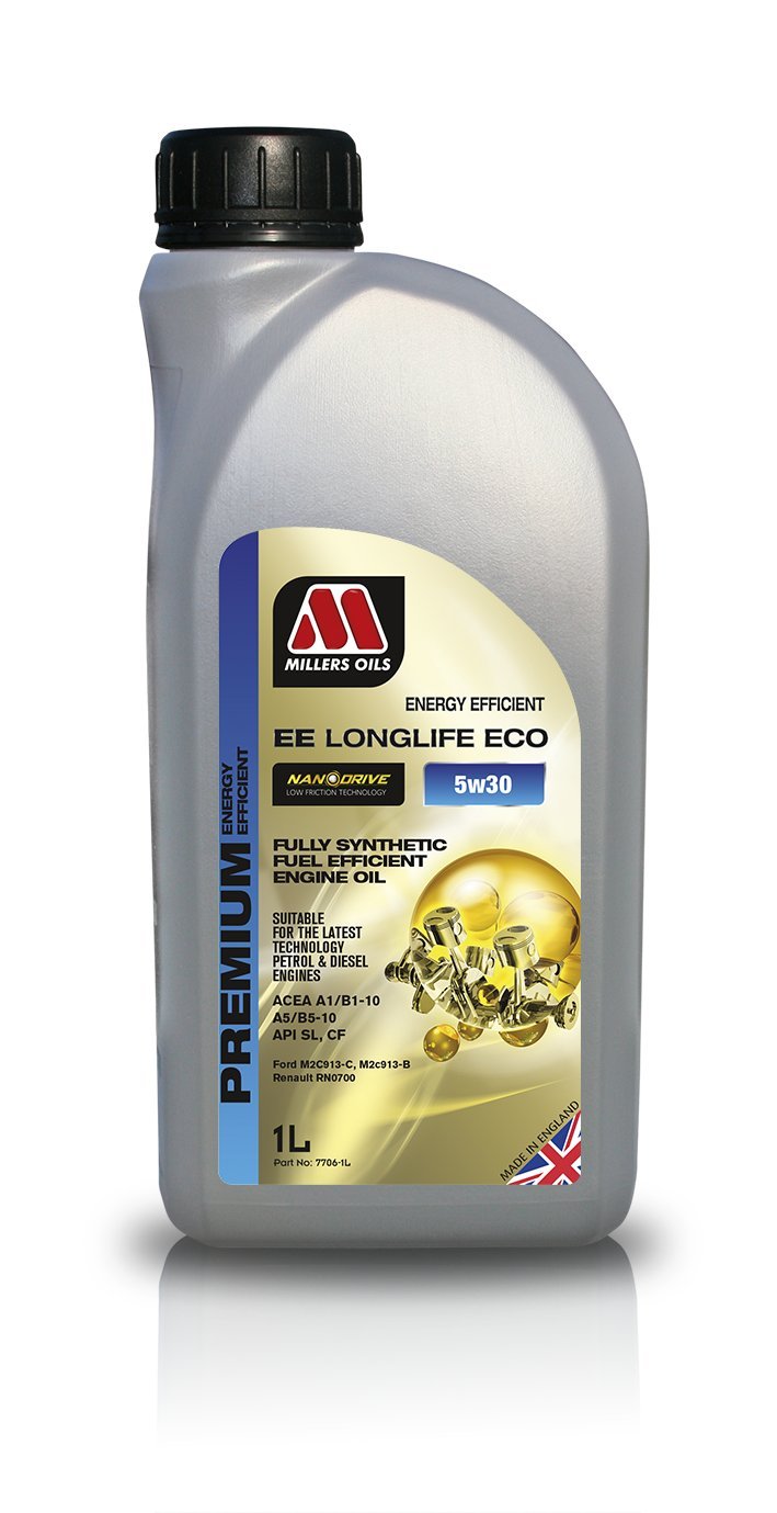Millers EE Longlife Eco 5 W30 Motorenöl, – 1 Liter von Millers Oils