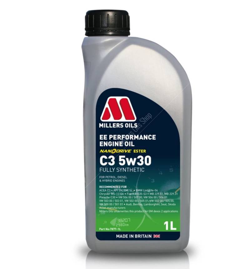 Millers Oils – Millers EE Longlife 5 W30-Öl Motor, 1 l von Millers Oils
