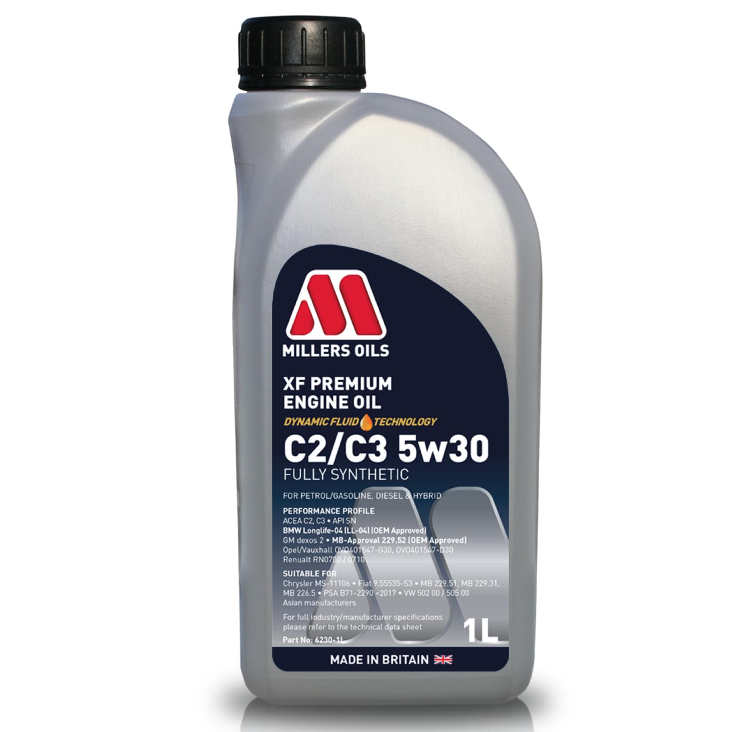 Millers Oils – Millers Öle XF Longlife C3 5 W30 1 L Behälter Millers Oils – Millers Öle XF Longlife C3 5 W30 1 L Behälter von Millers Oils