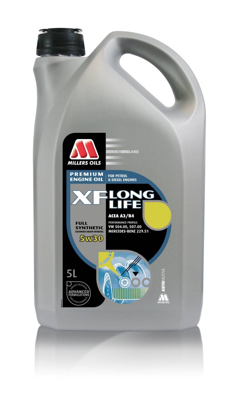 Millers Öle XF Long Life 5 W30 VOLLSYNTHETISCH Motorenöl 5 Liter von Millers