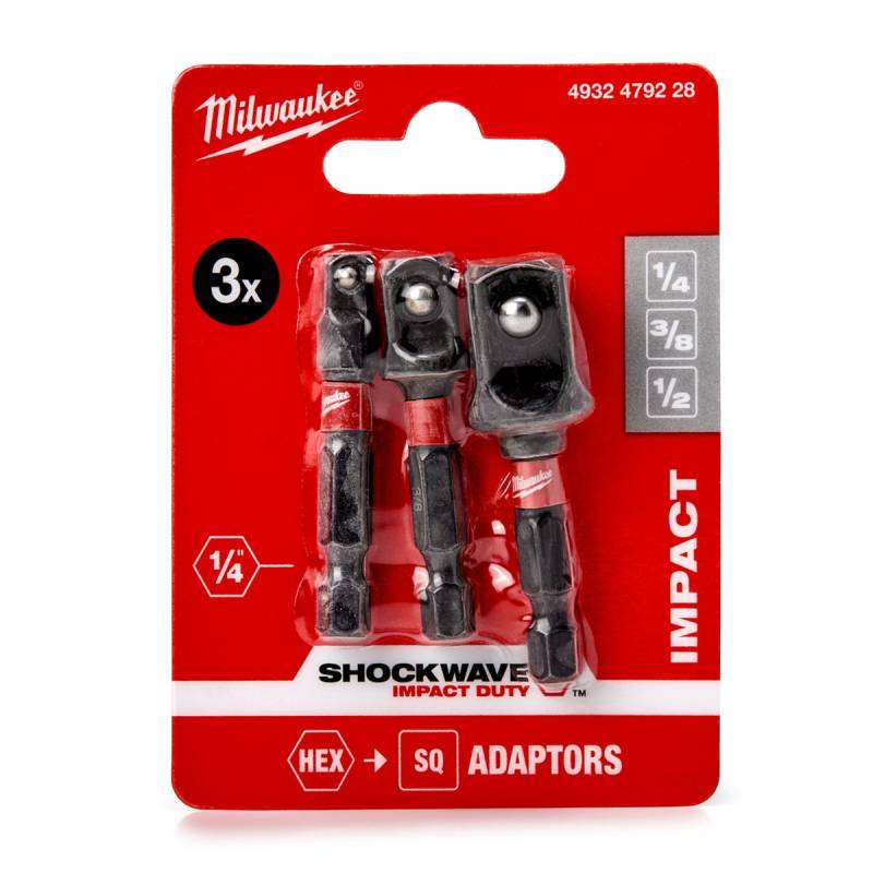 MILWAUKEE Vierkantadapter-Bitsatz 4932479228 von Milwaukee
