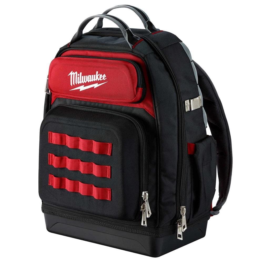 Milwaukee 932464833 Ultimate Baustellenrucksack, Rot von Milwaukee