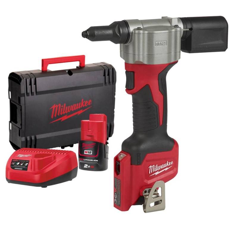 Milwaukee M12BPRT-201X Popnietwerkzeug-Set von Milwaukee