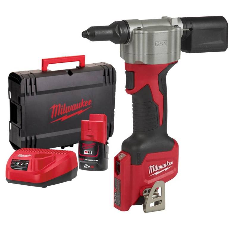 Milwaukee M12BPRT-201X Pop-Nieten-Werkzeug-Set von Milwaukee