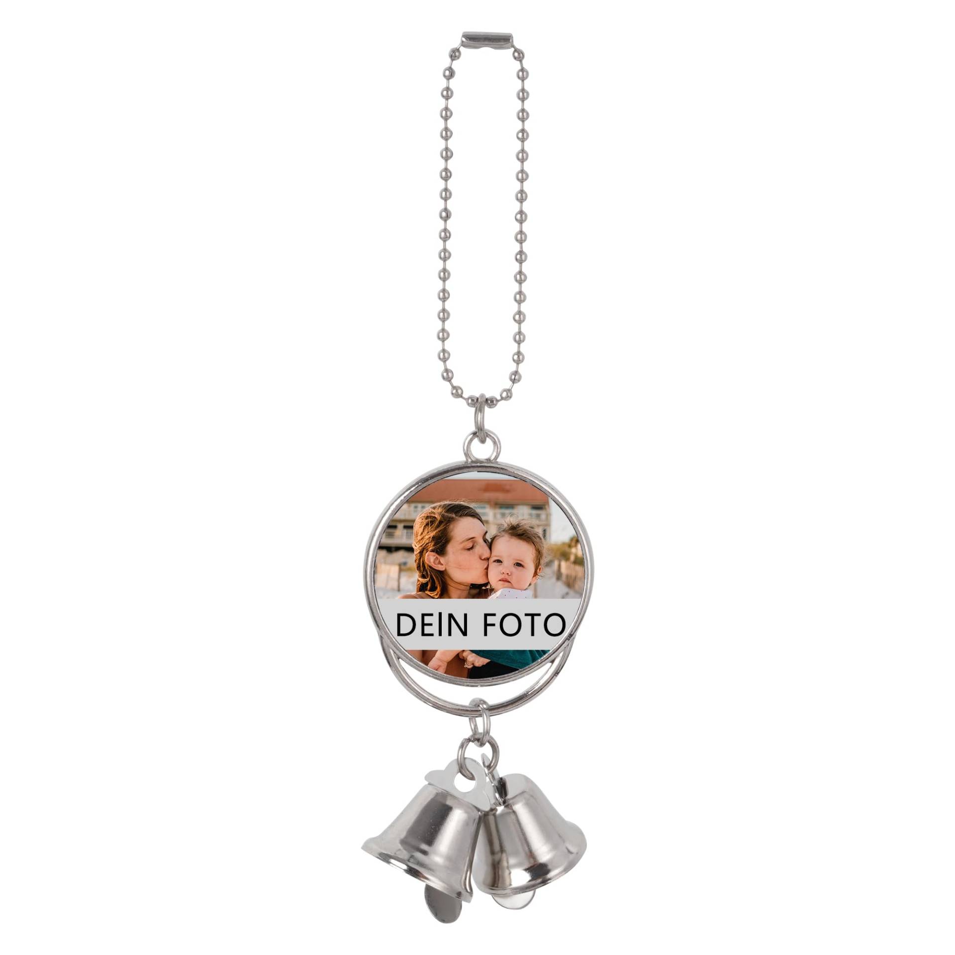 MilyaDE Autospiegel Anhänger mit eigenem Foto Glöckchen Beideseitig Personalisiert Fotogravur Spiegelanhänger Weihnachten Ostern Deko MilyaDE Autospiegel Anhänger mit eigenem Foto Glöckchen Beideseitig Personalisiert Fotogravur Spiegelanhänger Weihnachten Ostern Deko von MilyaDE