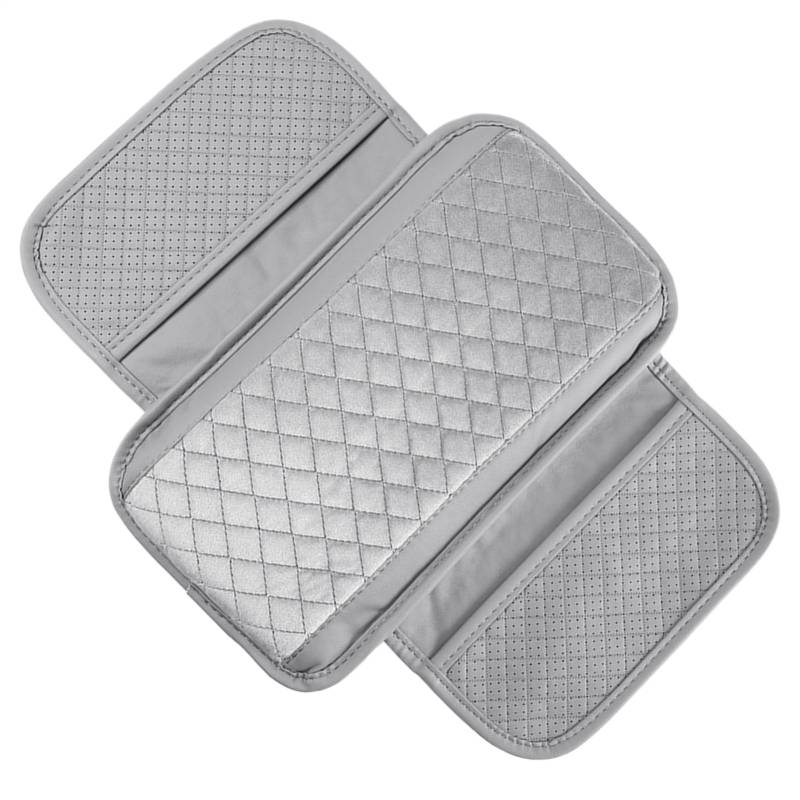 Car Armrest Pad, Vehicle Console Cover, Plush Cushion Protector with Storage Pouch, Comfortable Center Organizer Accessory for Travel Interior Daily Use von Mimoqk