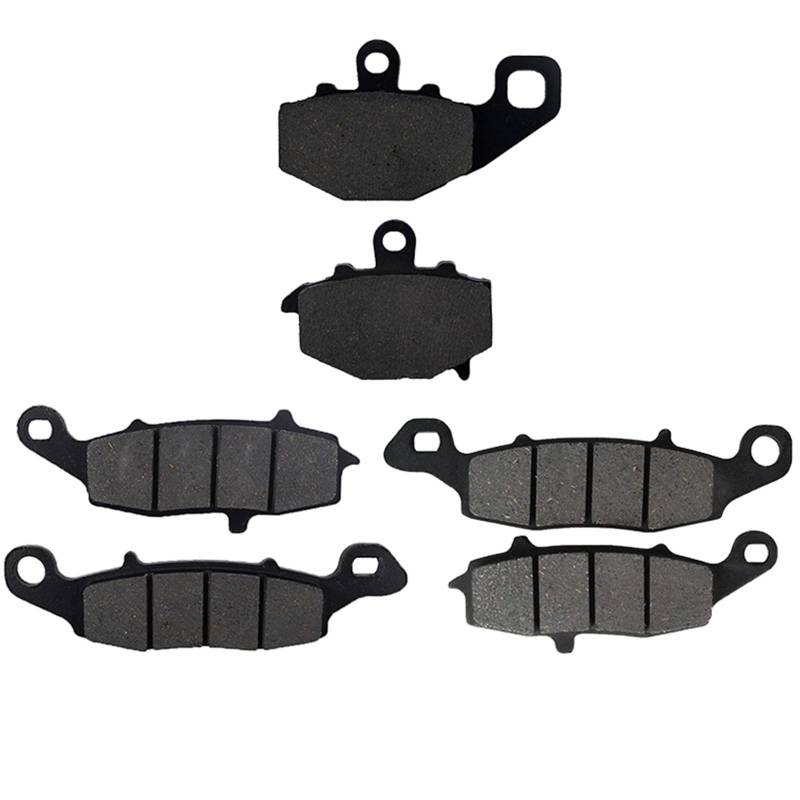 Bremsbeläge Vorne Für Kawasaki ER6F EX650 2006-2011 KLE650 Für Versys 2007-2011 Z750S ZR750 Vorne Hinten Motorrad Bremsbeläge Discs Kit Motorrad Bremsbeläge(Front and Rear Pads) von Mingbereit