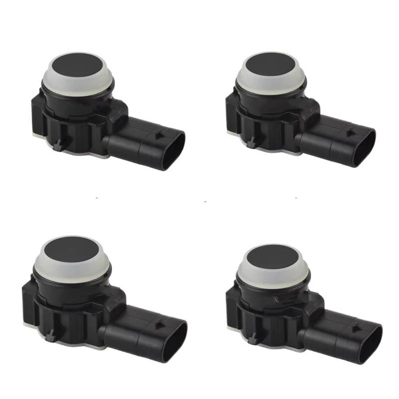 Parksensoren 735531904 0263013403 4 Stücke PDC Reverse Parkplatz Sensor Für FIAT Für Panda 3 III Für 500 500X 500L Einparkhilfe(White Retainer) von Mingbereit