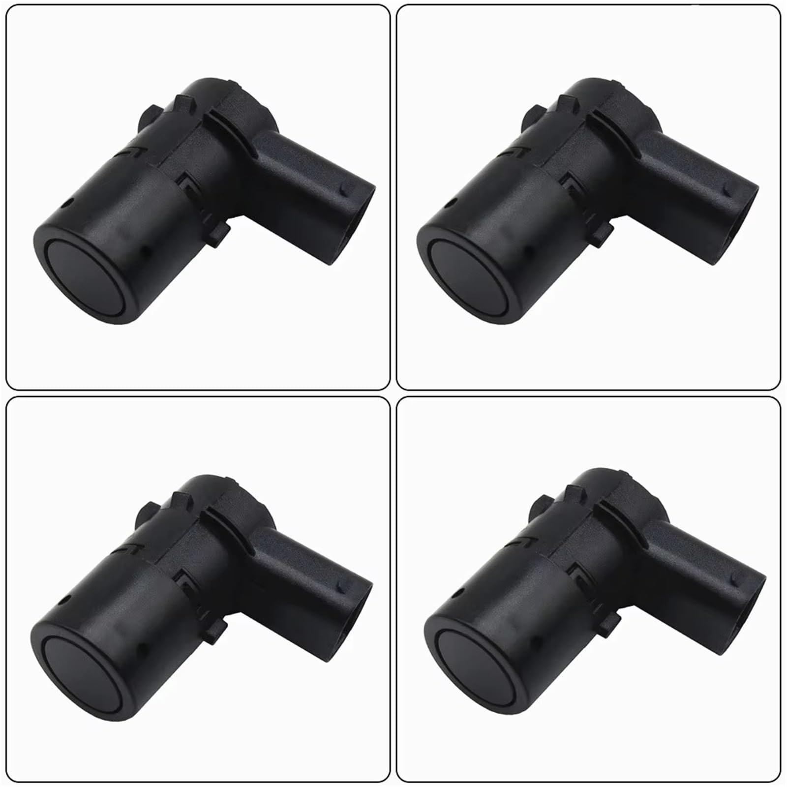 Parksensoren Für Citroen Für C4 C5 7701062074 4PCS PDC Parkplatz Sensor Einparkhilfe(Black) von Mingbereit