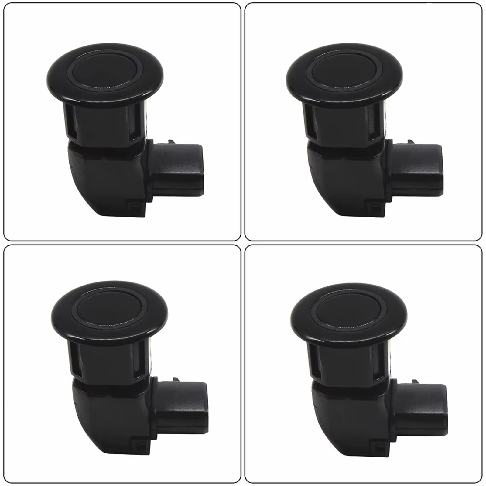 Parksensoren Für Toyota 4 Stücke PDC Parkplatz Ultraschall Reverse Sensoren 89341-30021 Einparkhilfe(Black) von Mingbereit