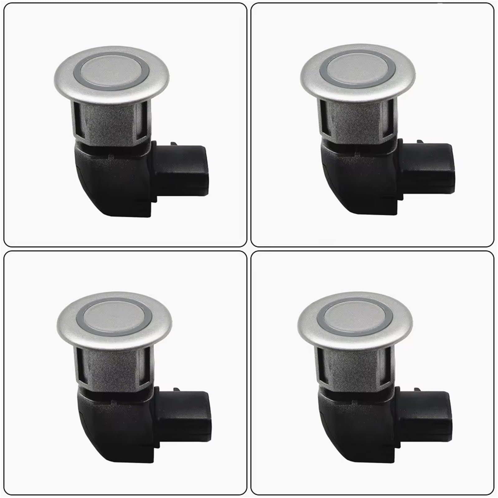 Parksensoren Für Toyota 4 Stücke PDC Parkplatz Ultraschall Reverse Sensoren 89341-30021 Einparkhilfe(Silver) von Mingbereit