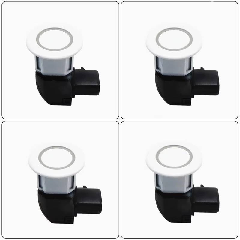Parksensoren Für Toyota 4 Stücke PDC Parkplatz Ultraschall Reverse Sensoren 89341-30021 Einparkhilfe(White) von Mingbereit