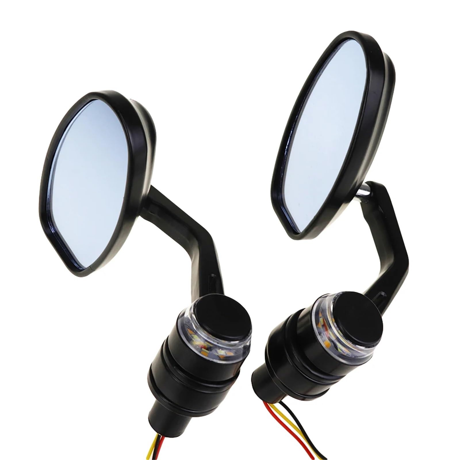 Seitenspiegel 1 Paar 7/8 Zoll 22 Mm Universal-Lenkerend-Seitenrückspiegel Mit Blinker Licht Motorrad-Aluminium-Rückansicht Motorrad Spiegel Seitenspiegel 1 Paar 7/8 Zoll 22 Mm Universal-Lenkerend-Seitenrückspiegel Mit Blinker Licht Motorrad-Aluminium-Rückansicht Motorrad Spiegel von Mingbereit