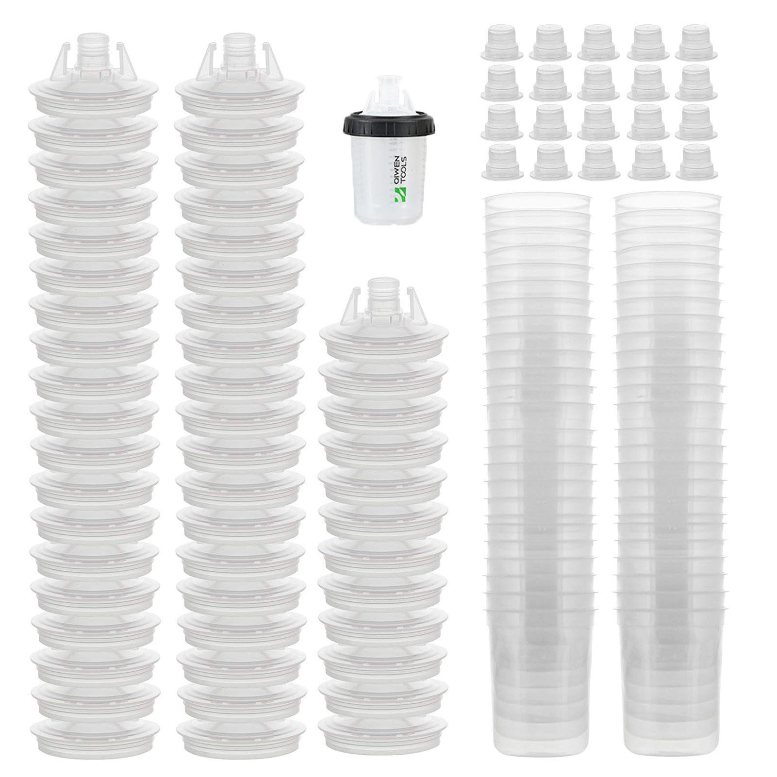 Autolack Mischbecher - Mischbecher 50 x 180 Ml Für Autolack | Automobil-Sprühbecher | Wiederverwendbares Autolackierset - Messbecher Autolack Mischbecher - Mischbecher 50 x 180 Ml Für Autolack | Automobil-Sprühbecher | Wiederverwendbares Autolackierset - Messbecher von Mingchengheng