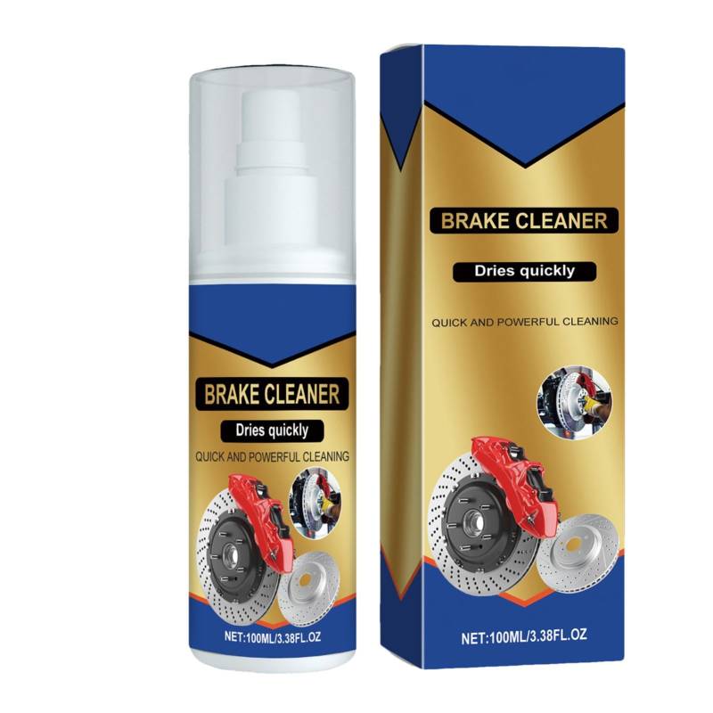 Mingchengheng Auto-Bremsenreiniger | 100 Ml Auto-Bremsenreiniger Spray | Fahrzeugbremssystemreiniger, Bremsenreinigerflüssigkeit, Autobremsenreiniger von Mingchengheng