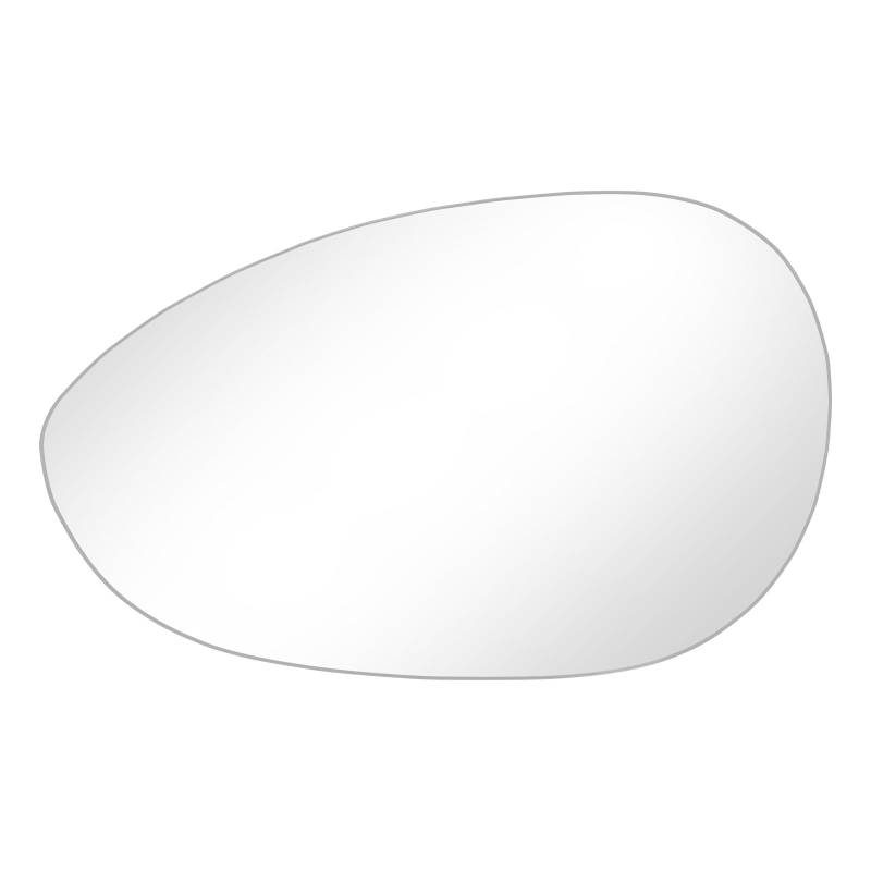 Mingke Spiegelglas Ersatz für Fiat 500(312) 500C(312) GRANDE PUNTO(199) LINEA(323 110) PUNTO(199) Abarth 500C 595C 695C(312) Links Fahrerseite Beheizbar Außenspiegel Glas mit Trägerplatte von Mingke