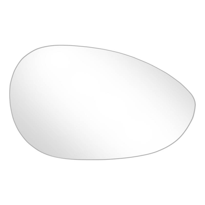 Mingke Spiegelglas Ersatz für Fiat 500(312) 500C(312) GRANDE PUNTO(199) LINEA(323 110) PUNTO(199) Abarth 500C 595C 695C(312) Rechts Beifahrerseite Beheizbar Außenspiegel Glas mit Trägerplatte von Mingke
