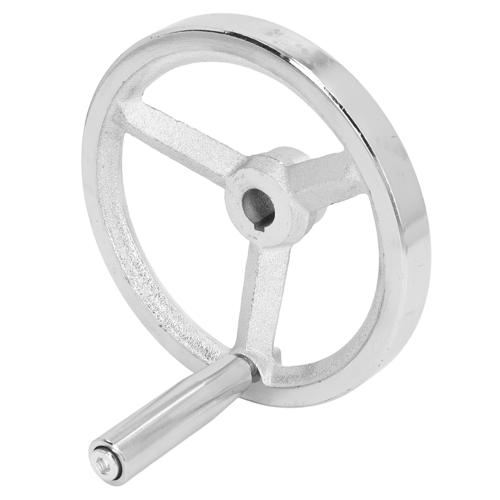 Dreh Handrad 16x160mm Robustes Handrad mit Verchromtem Verchromtem Verchrom mit Abnehmbarem Griff für Werkzeugmaschinenbenutzer Dreh Handrad 16x160mm Robustes Handrad mit Verchromtem Verchromtem Verchrom mit Abnehmbarem Griff für Werkzeugmaschinenbenutzer von Mingzhe