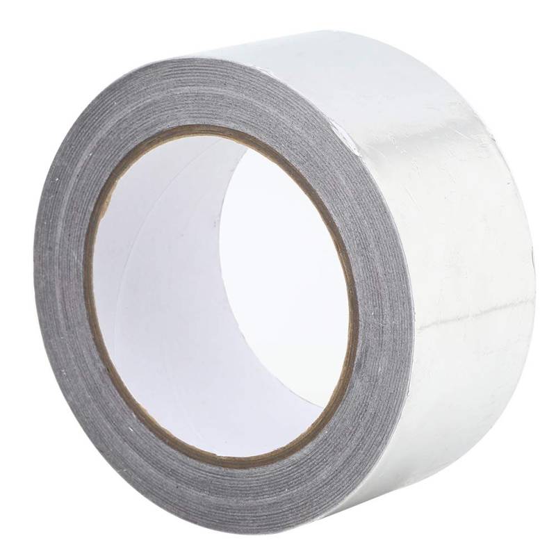 Mingzhe Flammhemmendes, Wasserdichtes Aluminiumfolienband Zum Abdichten von Rohrleitungen, 50 Mm X 30 M, Silberfarben von Mingzhe