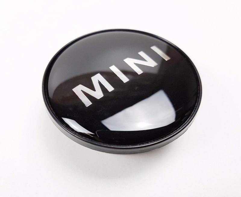 Mini 36131171069 Original-Radnabenabdeckung, schwarz, mit Mini-Schriftzug, 50 mm von MINI