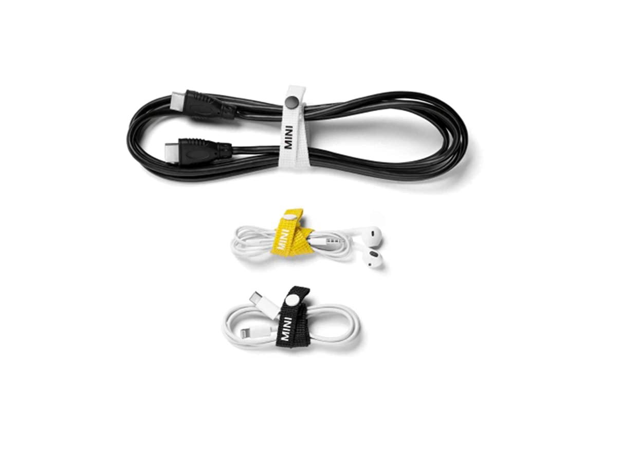 Mini Kabelbinder Druckknopf Set Wordmark Cable Ties 3er-Set von Mini