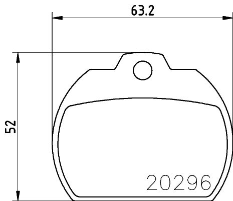 Bremsbelagsatz, Scheibenbremse Vorderachse Mintex MDB1080 von Mintex