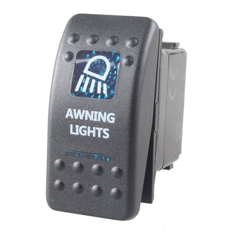 Mintice™ 12V KFZ Blau LED Licht Beleuchtet Wippenschalter Kippschalter Auto Armaturenbrett Schalter Awning Light von Mintice