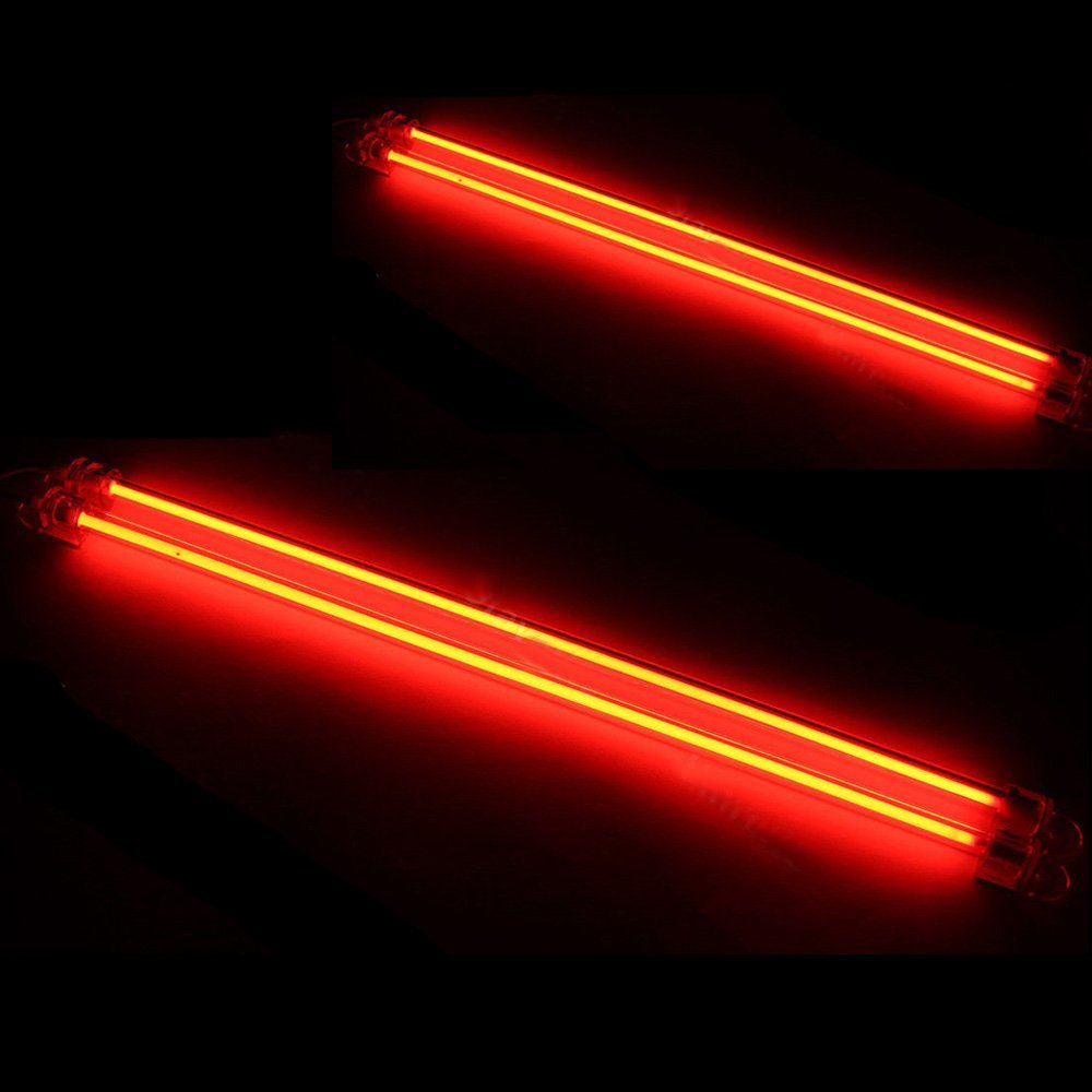 Mintice™ 15cm 30cm KFZ Unterboden Innenbeleuchtung Fußraumbeleuchtung Neonröhren Licht Kaltkathoden Rot CCFL von Mintice