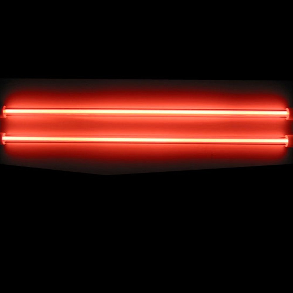 Mintice™ 15cm KFZ Unterboden Innenbeleuchtung Fußraumbeleuchtung Neonröhren Licht Kaltkathoden Rot CCFL von Mintice