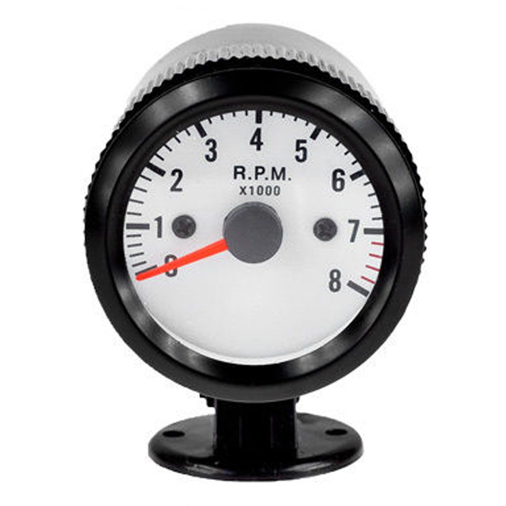 Mintice™ 2" 52mm Auto Drehzahlmesser Anzeige Universal LED Licht Anzeige Instrument RPM Gauge Messgerät von Mintice